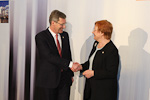  President Halonen welcomes President of the Federal Republic of Germany Christian Wulff . Copyright © Office of the President of the Republic of Finland